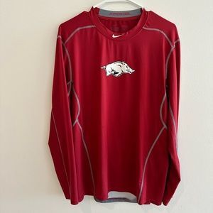 Nike pro combat Arkansas long sleeve